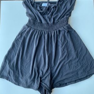 UO Strappy Black Romper